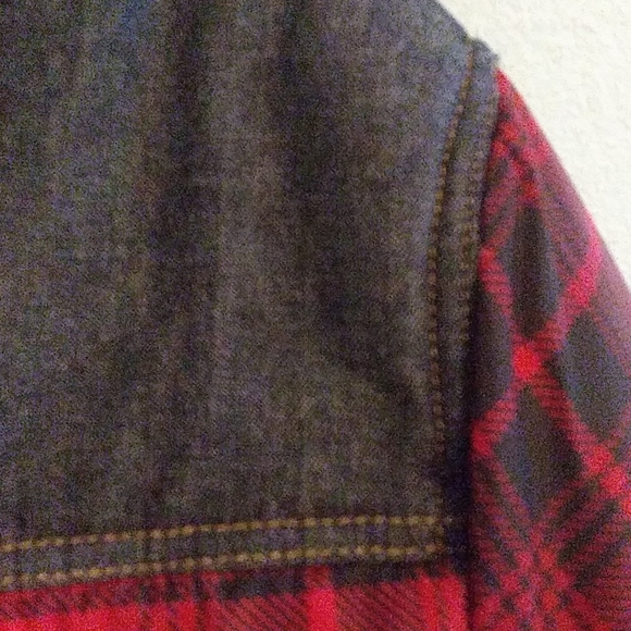 NWT. Sun + StoneEarl Colorblocked Plaid Jacket. - Picture 6 of 9